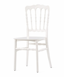 Chaise blanche Napoléon