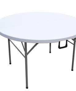 Table ronde plateau plat