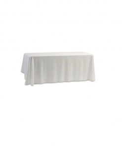 Nappe rectangulaire blanche
